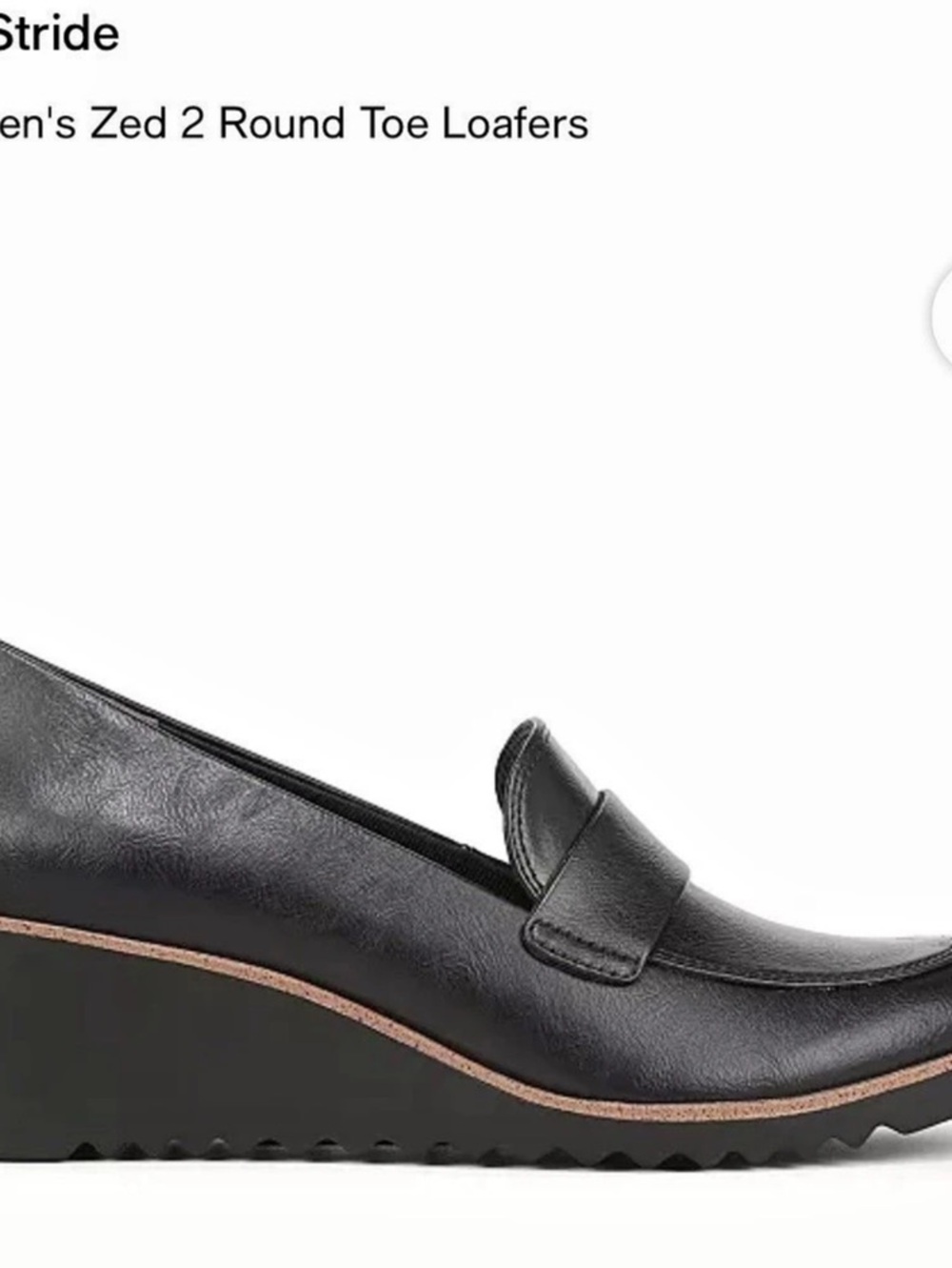 LifeStride Zed 2 Round Toe Loafers in Black - Picture 2 of 6